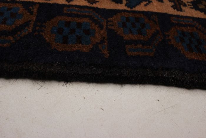 Afghan Rare War 3'10" x 6'1" Hand-knotted Wool Rug 