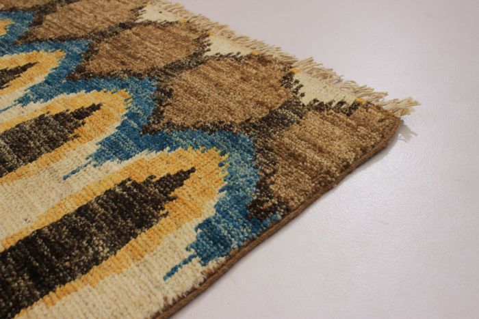 Indian Shalimar 3'11" x 6'2" Hand-knotted Wool Rug 