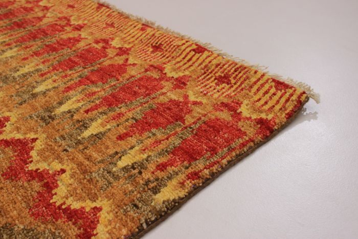 Indian Shalimar 4'0" x 6'2" Hand-knotted Wool Rug 