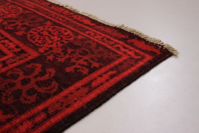 Indian Vibrance 4'0" x 5'9" Hand-knotted Wool Rug 