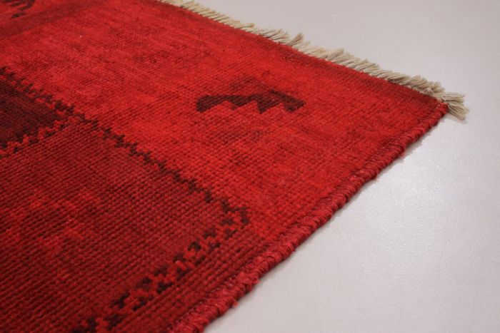 Indian Vibrance 4'2" x 6'1" Hand-knotted Wool Rug 