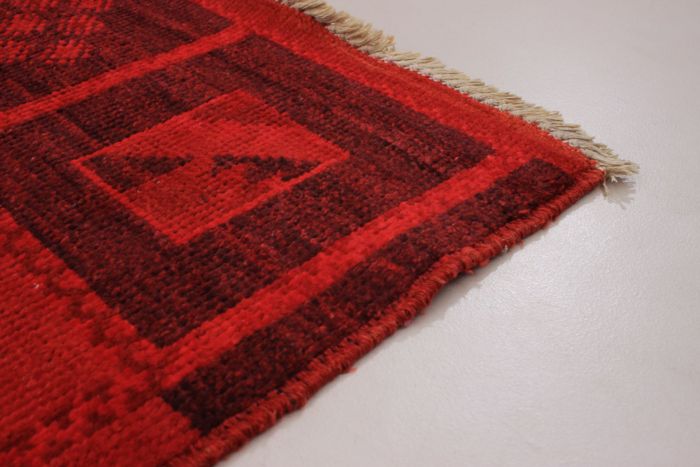 Indian Vibrance 4'2" x 6'3" Hand-knotted Wool Rug 