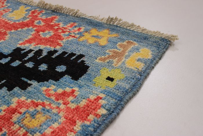 Indian Shalimar 4'3" x 6'1" Hand-knotted Wool Rug 