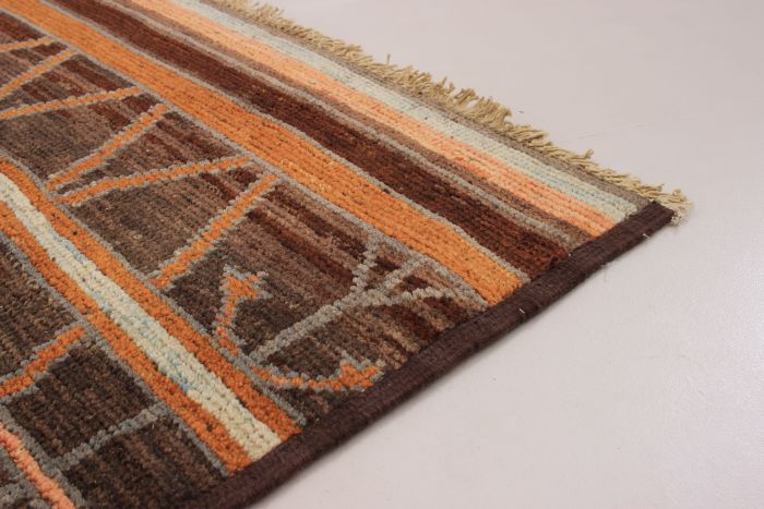 Indian Shalimar 3'10" x 6'1" Hand-knotted Wool Rug 