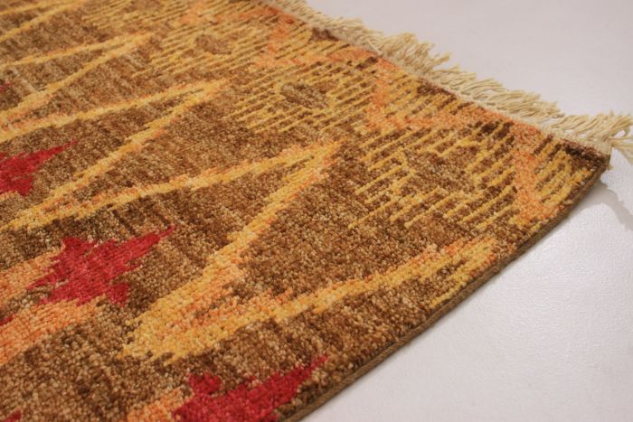 Indian Shalimar 4'0" x 6'1" Hand-knotted Wool Rug 