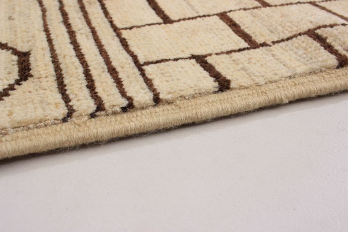Indian Shalimar 3'9" x 5'9" Hand-knotted Wool Rug 