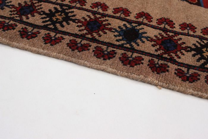 Afghan Rare War 6'11" x 9'10" Hand-knotted Wool Rug 