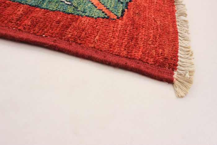 Indian Shalimar 6'3" x 6'3" Hand-knotted Wool Rug 