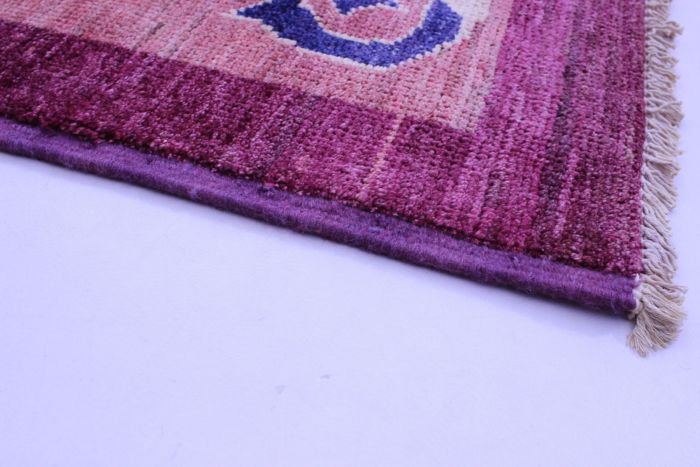 Indian Shalimar 6'2" x 8'9" Hand-knotted Wool Rug 