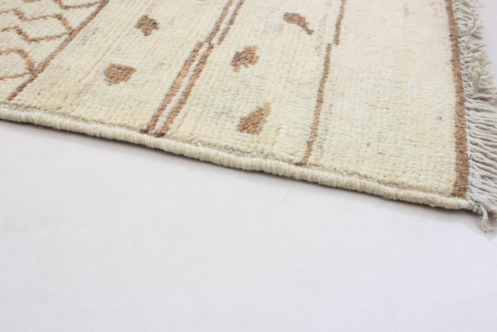 Indian Shalimar 6'3" x 9'0" Hand-knotted Wool Rug 