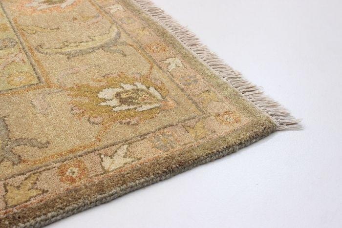 Indian Chobi Twisted 6'0" x 9'0" Hand-knotted Wool Rug 