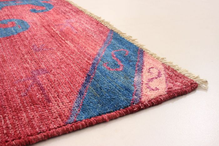 Indian Shalimar 6'6" x 8'10" Hand-knotted Wool Rug 