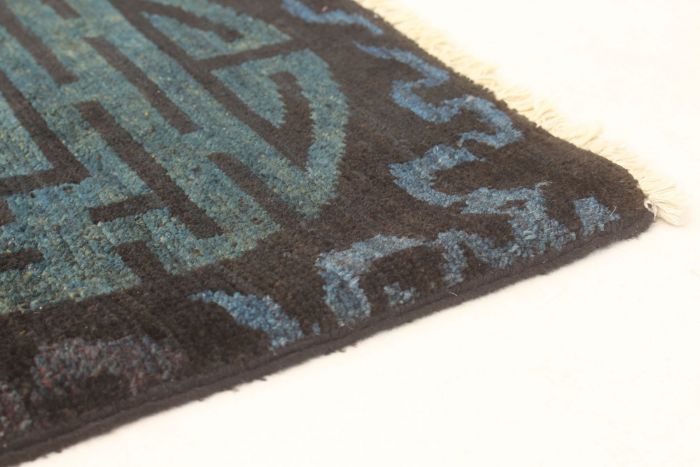 Indian Vibrance 6'2" x 8'9" Hand-knotted Wool Rug 
