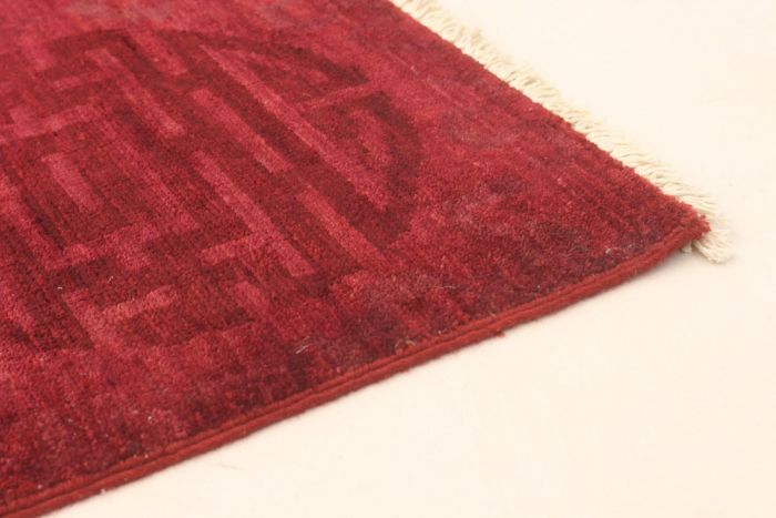 Indian Vibrance 9'9" x 13'2" Hand-knotted Wool Rug 
