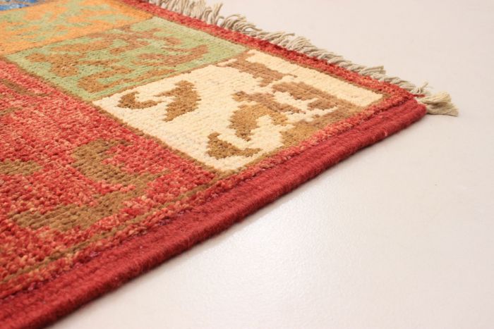 Indian Shalimar 6'1" x 8'3" Hand-knotted Wool Rug 