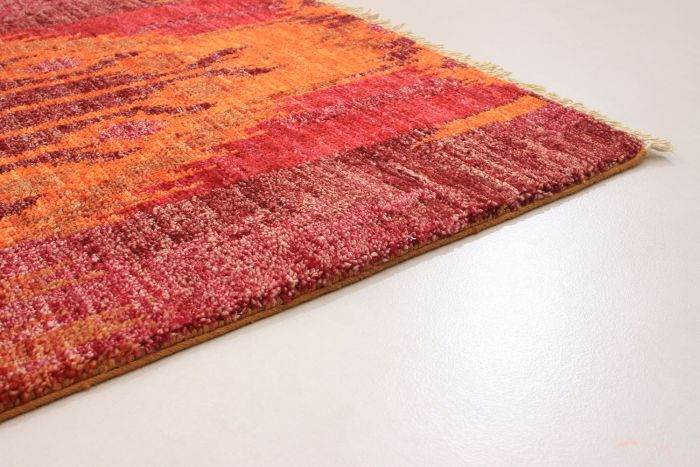 Indian Shalimar 6'0" x 6'0" Hand-knotted Wool Rug 