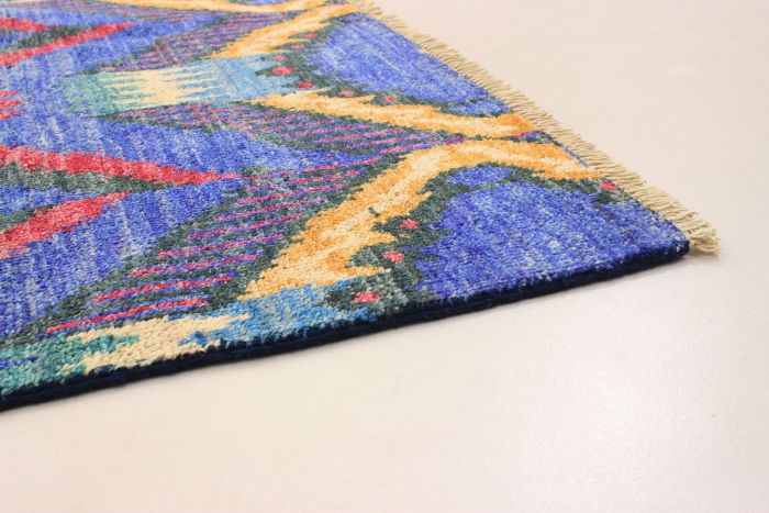 Indian Shalimar 4'6" x 7'3" Hand-knotted Wool Rug 