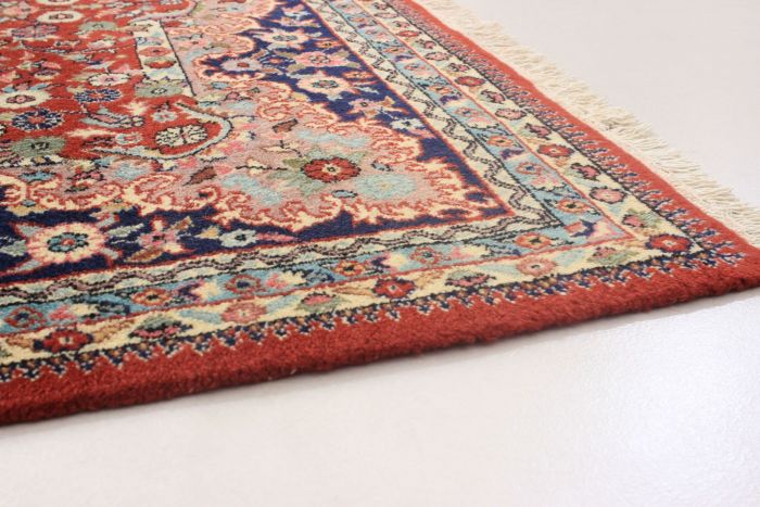 Turkish Anatolian 6'7" x 10'6" Hand-knotted Wool Rug 