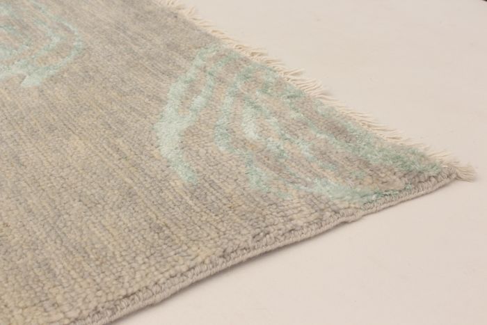 Indian Finest Oushak 6'2" x 9'0" Hand-knotted Silk, Wool Rug 