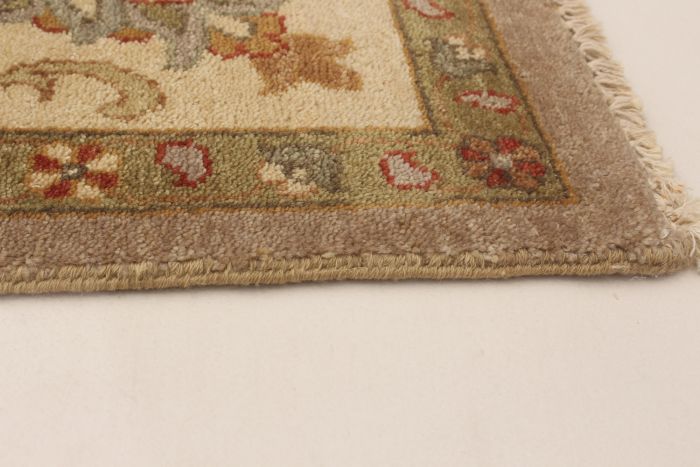 Indian Chobi Twisted 6'5" x 9'10" Hand-knotted Wool Rug 