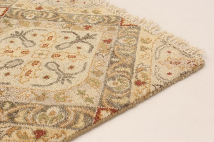 Indian Chobi Twisted 6'1" x 9'0" Hand-knotted Wool Rug 