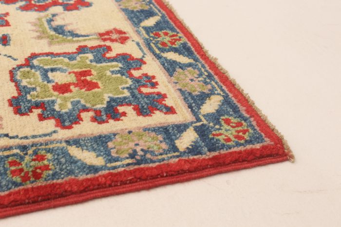 Afghan Uzbek Ghazni 4'10" x 6'7" Hand-knotted Wool Rug 