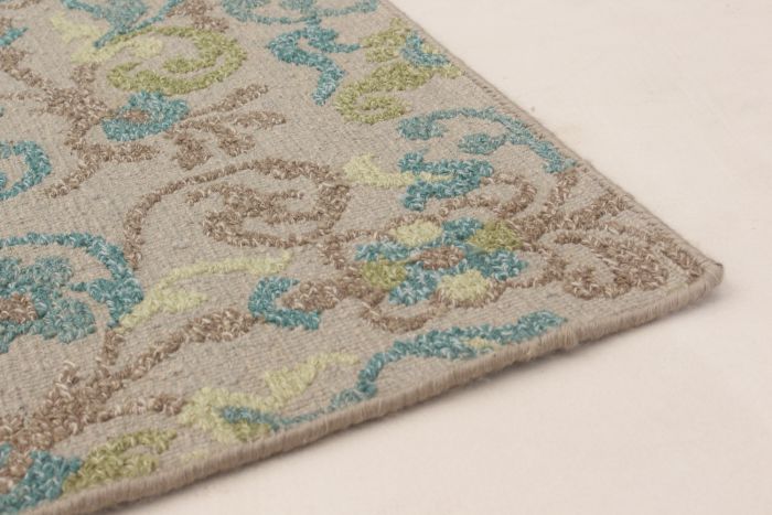 Indian Tamar I 5'6" x 8'6" Flat-Weave Wool Tapestry Kilim 