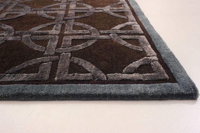 Nepal Opulence 5'7" x 8'6" Hand-knotted Silk, Wool Rug 