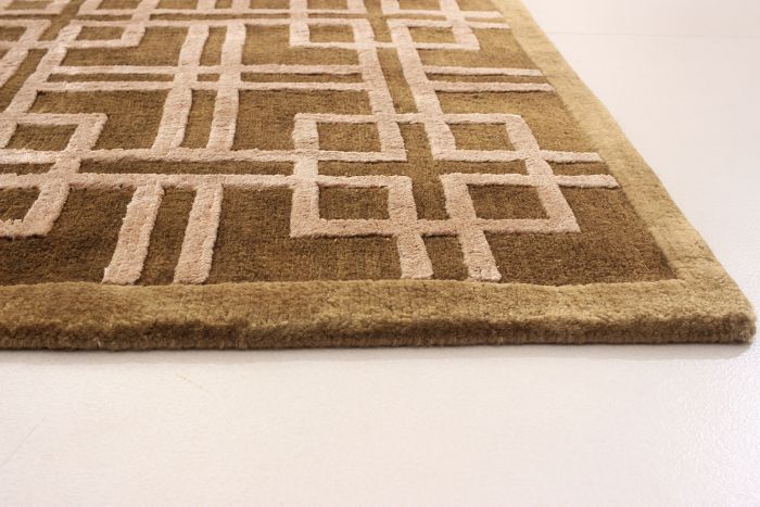 Nepal Opulence 5'5" x 8'4" Hand-knotted Silk, Wool Rug 