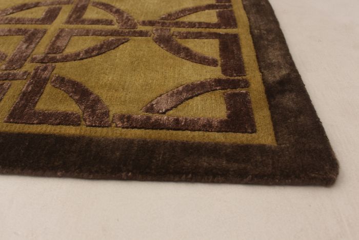 Nepal Opulence 8'6" x 11'6" Hand-knotted Silk, Wool Rug 