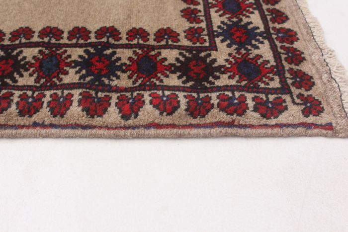Afghan Rare War 7'1" x 9'2" Hand-knotted Wool Rug 