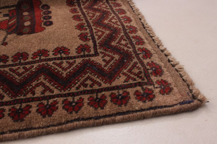 Afghan Rare War 6'8" x 9'3" Hand-knotted Wool Rug 