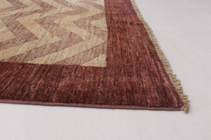 Afghan Finest Ziegler Chobi 7'1" x 8'6" Hand-knotted Wool Rug 