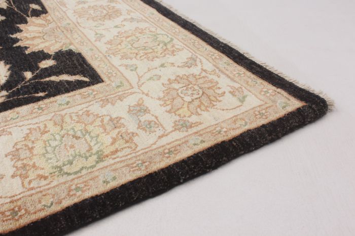 Indian Chobi Twisted 6'2" x 9'9" Hand-knotted Wool Rug 