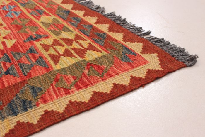 Turkish Sivas 6'9" x 10'0" Flat-Weave Wool Kilim 