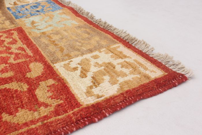 Indian Shalimar 6'2" x 8'10" Hand-knotted Wool Rug 
