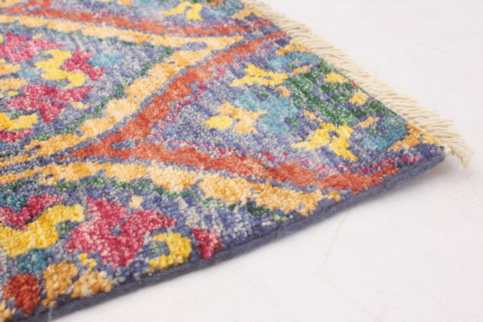 Indian Shalimar 5'10" x 9'2" Hand-knotted Wool Rug 