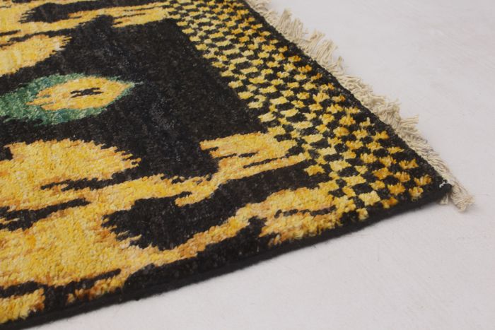 Indian Shalimar 5'2" x 8'2" Hand-knotted Wool Rug 