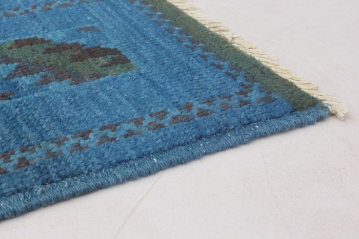 Indian Vibrance 6'4" x 9'0" Hand-knotted Wool Rug 