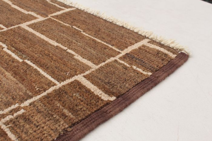 Indian Tangier 5'2" x 7'8" Hand-knotted Wool Rug 