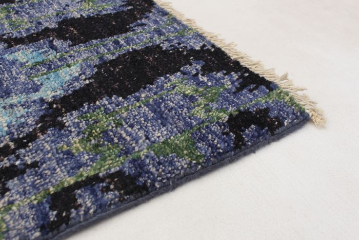 Indian Shalimar 6'0" x 9'0" Hand-knotted Wool Rug 