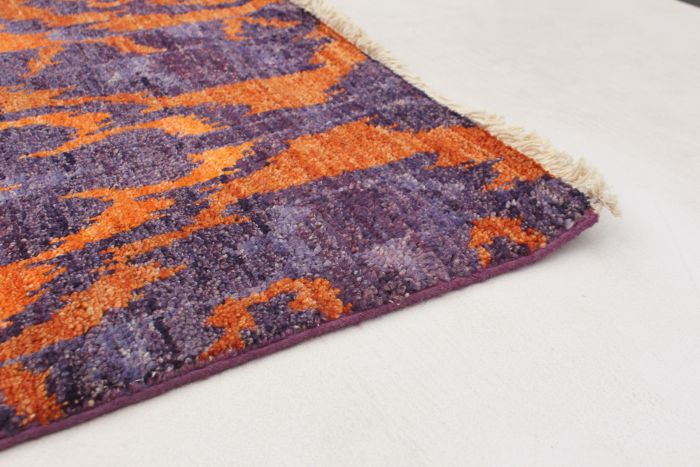 Indian Shalimar 6'2" x 9'1" Hand-knotted Wool Rug 