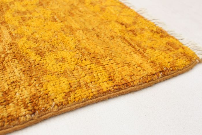 Indian Vibrance 4'0" x 6'0" Hand-knotted Wool Rug 