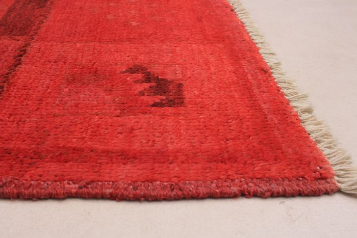 Indian Vibrance 3'10" x 6'2" Hand-knotted Wool Rug 