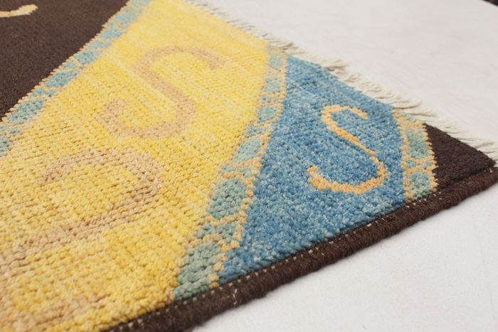 Indian Shalimar 9'2" x 11'10" Hand-knotted Wool Rug 
