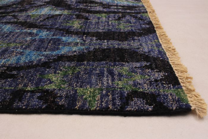 Indian Shalimar 5'0" x 5'1" Hand-knotted Wool Rug 