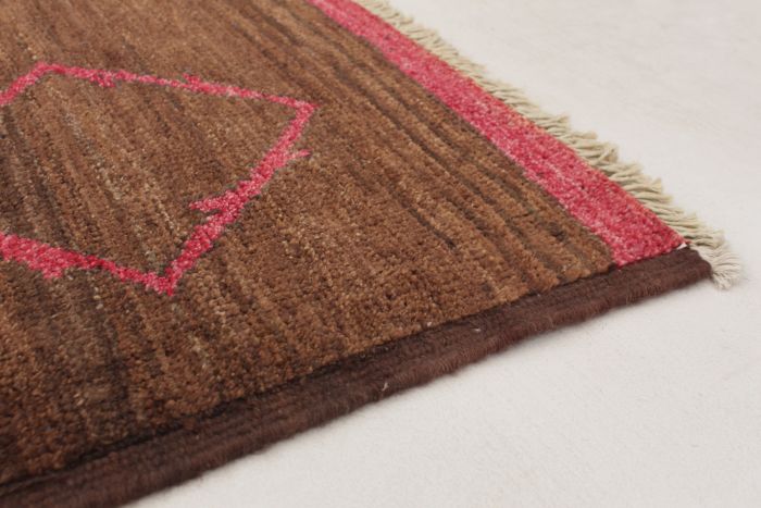 Indian Tangier 6'3" x 9'1" Hand-knotted Wool Rug 
