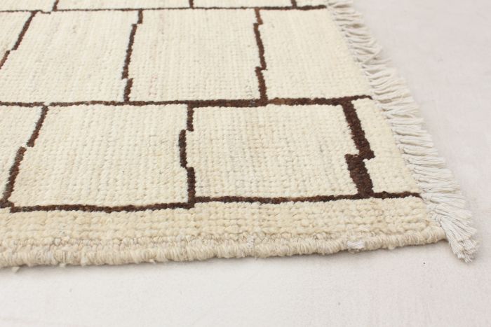 Indian Tangier 8'4" x 9'7" Hand-knotted Wool Rug 