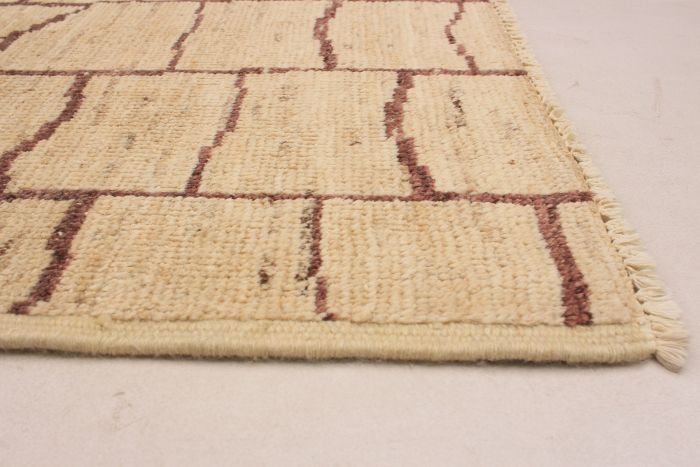 Indian Tangier 6'0" x 8'9" Hand-knotted Wool Rug 