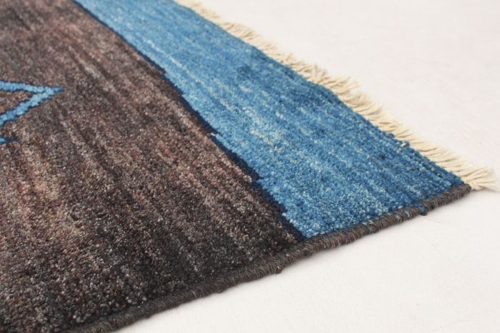 Indian Tangier 9'6" x 12'5" Hand-knotted Wool Rug 